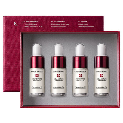 (15%+10% Duplicate) Expert Madeca Mela Capture Blemish Ampoule RX (7ml 4pcs) 1box Gift REC.