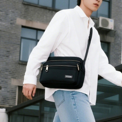 Men s Crossbag/Messanger Bag/Men/Nylon/Travel/Cross Body Bag/SN752321