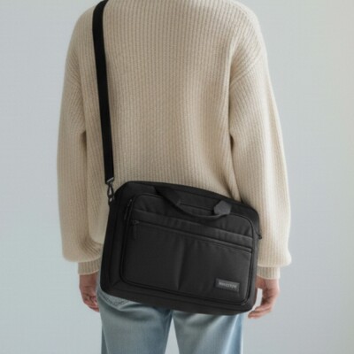 Men s Crossbag/Messanger Bag/Men/Nylon/Travel/White Collar Worker/Cross Body Bag/SN651902