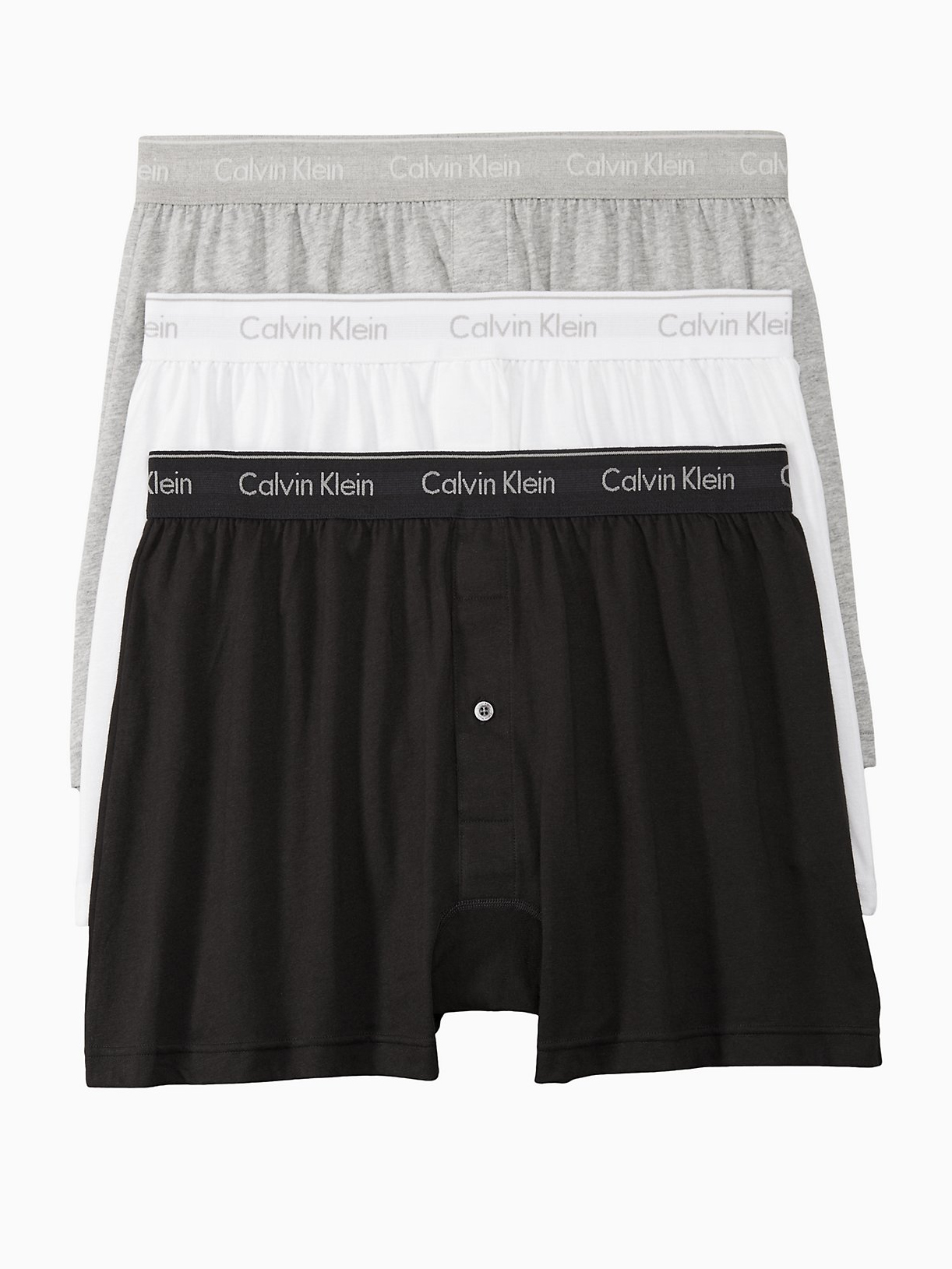 Calvin Klein Men's Cotton Classics Knit Boxer -3 Pack nb4005