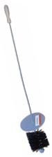 Commercial Floor Drain Cleaning Brush with Splash GuardTM for 3" and 4" drains