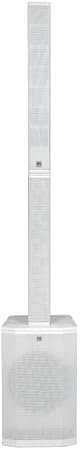 HK Audio HK-POLAR-MKII-12-WHT 2000 watt 12in Powered Column PA MK II with 4 Ch Mixer 24-bit DSP EQ Bluetooth 5 TWS in White