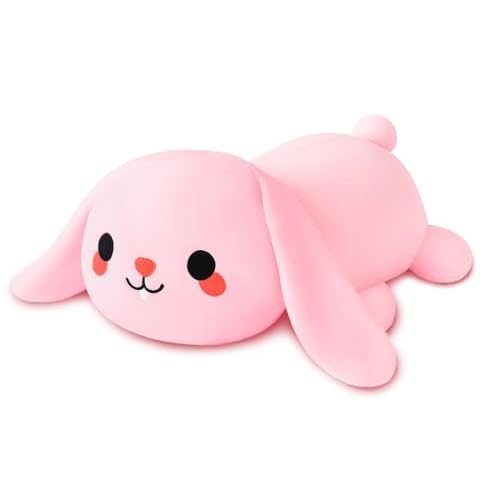 Weighted Stuffed Animals, Bunny Stuffed Animal with Weighted Beads, Cute Plush Toy Pillow Gifts for Adults Kids Boys Girls