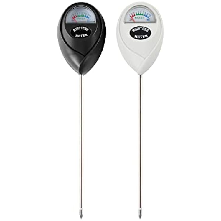Soil Moisture Meter,Soil Hygrometer for Plants, Soil Water Gauge Meter Indoor Outdoor, Soil Moisture Sensor for Garden, Lawn, Farm Plants Care2 Pack