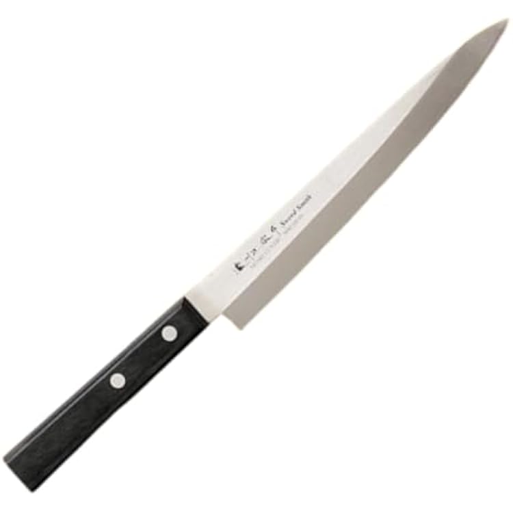 205mm Yanagiba Knife Made in Japan | Single Bevel Japanese Sashimi Knife | MV Stainless Steel 58 HRC | Sushi & Fish Fillet