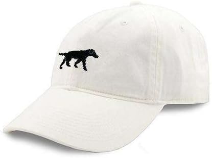 Black Lab Needlepoint Hat by Smathers & Branson