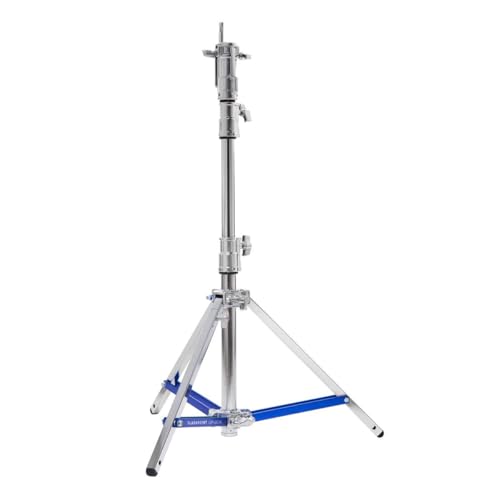 Flashpoint 5.7 Lowboy Steel Stand Pro with Leveling Leg and Combo Head, Silver