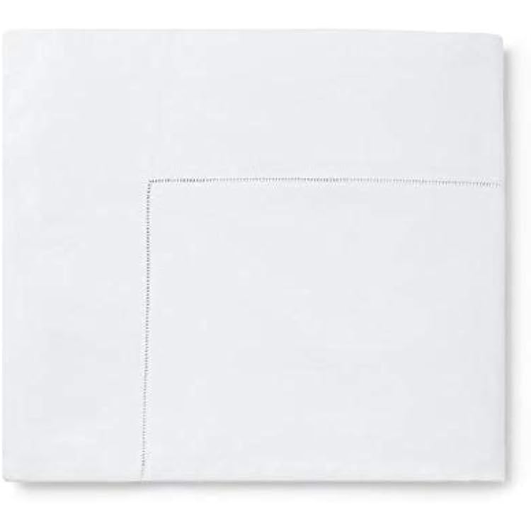 Celeste Linens by SFERRA, King Flat Sheet, White