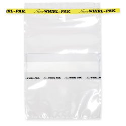 Nasco Whirl-Pak Sample Bags, Nasco B01297WA Bags With White Write-on Strip,