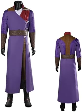 Purple Gale Dekarios Cosplay Costume BG3 Gale Tunic Suit Game Outfit Halloween Mans Robe Warrior Uniform