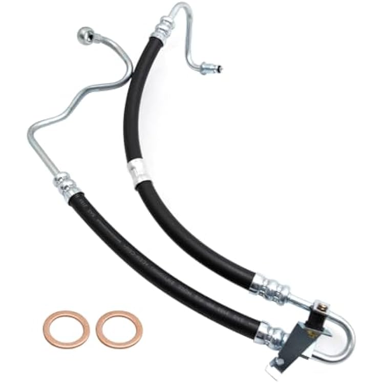 Saihisday 32416764726, 32416774215, 3401109 Power Steering Hose Pressure Line Hose Assembly Replacement for BMW E46 3-Series 320i 01-05 325i 325Ci 2003-2006 330i 2002-2006 323Ci 328Ci 330Ci