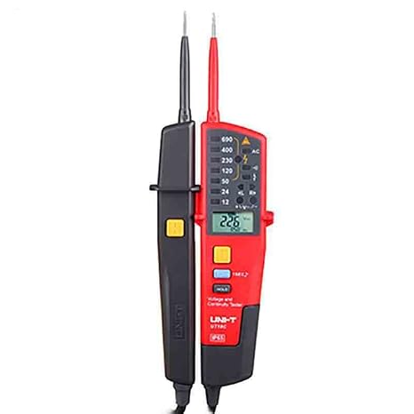 UNI-T Uni-trend Multimeter clamp meter UT15B UT15C AC/DC Voltage Tester UT18D UT18C UT18E RCD Handheld Digital Multimeter 690V Display Continunity