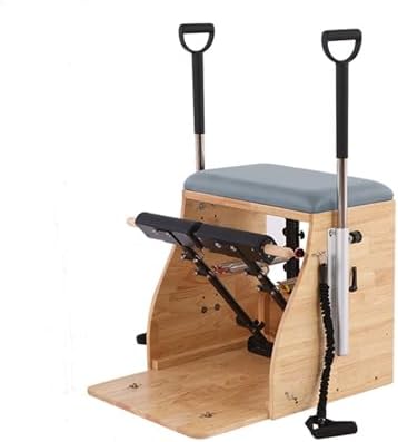 Pilates Stability Chair with Handles, Professional Exercise for Home and Studio, Combo Reformer Machine for Enhanced Workouts