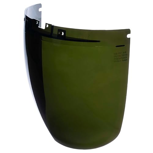 Sellstrom Replacement Window for DP4 Safety Face Shields, Anti-Fog Coating Polycarbonate, Shade 5 UVIR Tint, S32150
