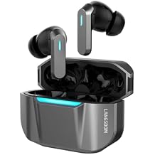 Langsdom Zeta True Wireless ANC Earbuds Bluetooth 6.0, Hybrid DualMic Noise Cancellation, 6.5 h Playback / 26 h Total, IP54 SweatResistant (Grey)