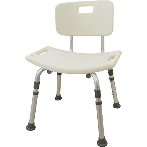 Viverity B101-2R Adjustable Bath Bench with Back