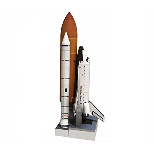 1 Paper Rocket Model 1: 150 Space Shuttle Atlantis Handmade Space Rocket DIY Unassembled Kit