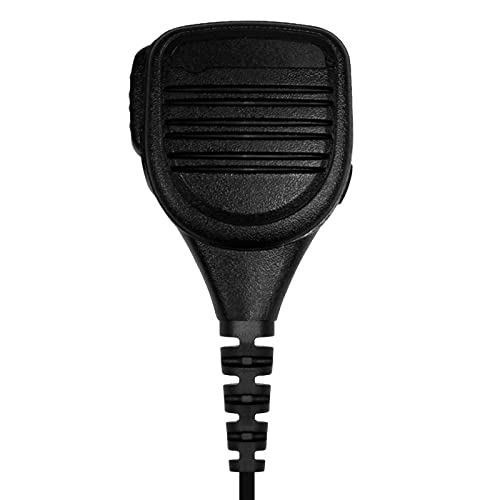 SHEEPDOG MICROPHONES PRO Speaker Microphone, 6-Pin Quick Disconnect, 3.5mm Earpiece Port