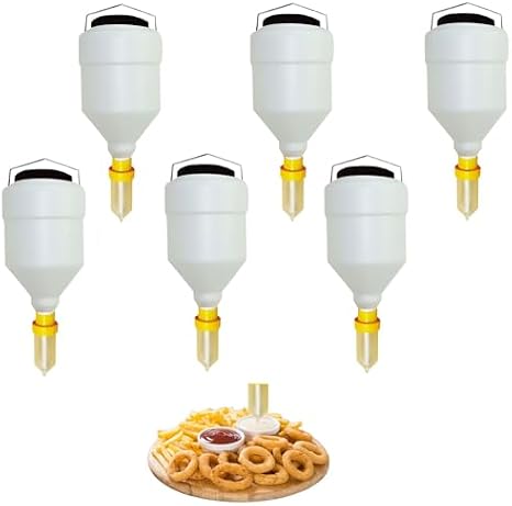 Leak-Proof 3.5L/5.5L Sauce Dispenser Set, 6PCS Refillable Squeeze Bottles for Catering, BBQ, Food Service, Restaurants - Perfect for Sauces & Condiments