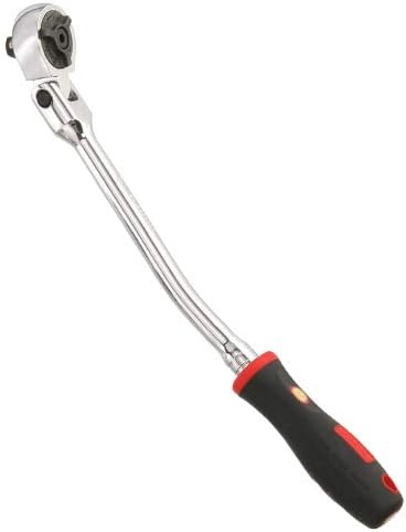 GENIUS TOOLS 3/8" Dr. 72 Teeth Flex Head Ratchet, 310mmL - 383383S