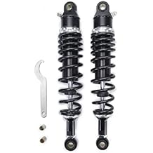 340mm 13.38 inch 7mm Spring Universal Motorbike Air Shock Absorber Rear Suspension ATV Quad Scooter Dirt Bike For 50cc 75cc 90cc 125cc 150cc 250cc 300cc