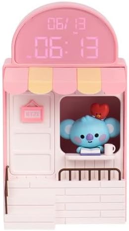 BT21 KOYA Cafe Clock Led Desk Clock / Figure Home Deco