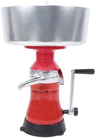 Milk Cream Centrifugal Separator, Manual Milk Separating Machine Lightweight Aluminum Alloy Butter Milkshake Separator for Farm Goats Sheep Cows Milk