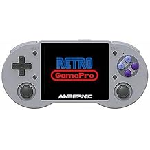 RG353P Handheld Game Console - 3.5 Inches Screen, 64GB Storage, WiFi & Bluetooth, Android/Linux Dual System, Open Source, Gray