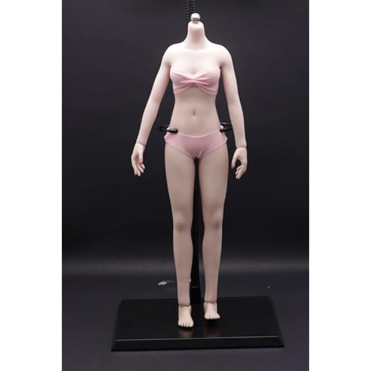 OBEST TBLeague Super-Flexible Female Pale Seamless Doll Body 16 Figure 28 Points of Artculation with Stainless Steel SkeletonNo - Head Sculpt Version WS01