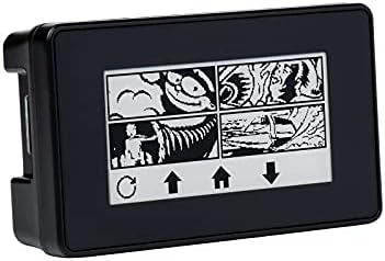 2.13inch Touch E-Paper Eink Display Module for Raspberry Pi 4B+ 4B 3B+ 3B 2B+ Zero W WH 2W with ABS Protection Case 5-Point Touch,250122 Pixels