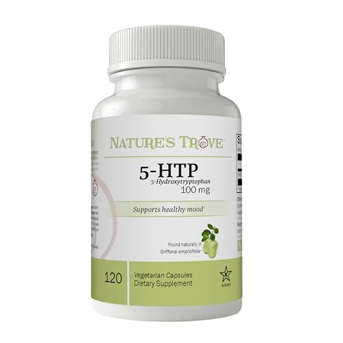 Natures Trove 5-HTP 100mg 120 Vegetarian Capsules