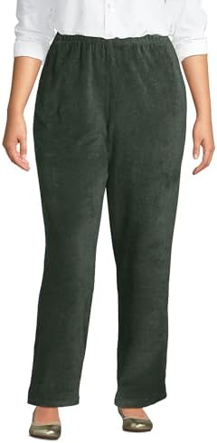 Lands' End Women's Sport Knit High Rise Corduroy Pants