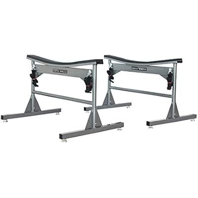 SPAREHAND Fishing Kayak Storage Rack DM-114 Lowered Height Version Kayak Holder with 410 Lbs Weight Capacity Portable Demo Rack for Kayaks & Canoes Ideal for Garage & Store Display, Heather Gray