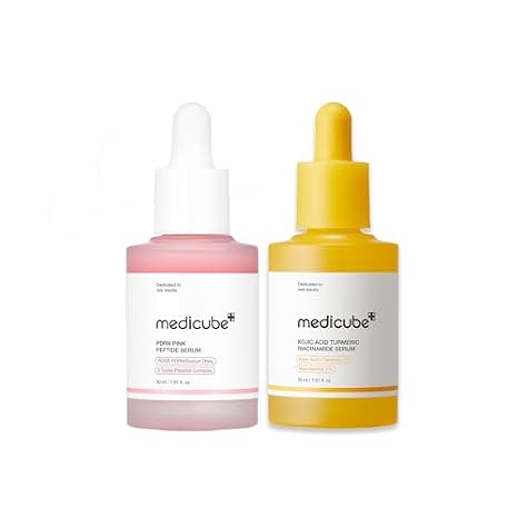 medicube Viral Serum Duo - Kojic Acid and PDRN Rose Pink Serum