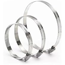Stainless Steel Pipe Hose Clamp,CHINA,52,76mm(20pcs)