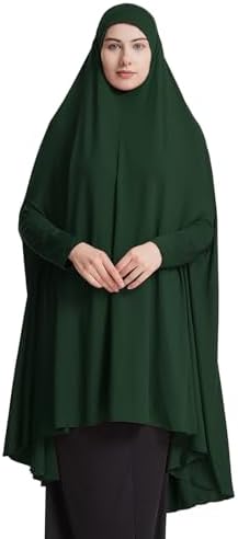 Women Muslim Abaya Solid Color Islamic Robe Long Sleeve Lady Hijab Full Cover Thobe