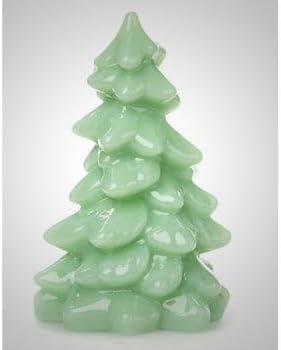 Holiday Christmas Trees - American Made - Mosser Glass USA - Small 2 3/4" Miniature (Jade)