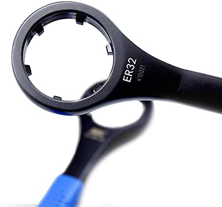 ER32 Nutsert Wrench Spanner ER32UM Nut Spanner Collet Chuck ER32 Wrench with 40CrV HRC45-50 Hardness Rust-proof and Wear-resistant, Durable.Avoid Skidding