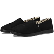 TOMS Women's Alpargata Plus Slip On Espadrille, Textile Upper, Relaxed Fit, CloudBound Insole, Stretchy Easy On and Off