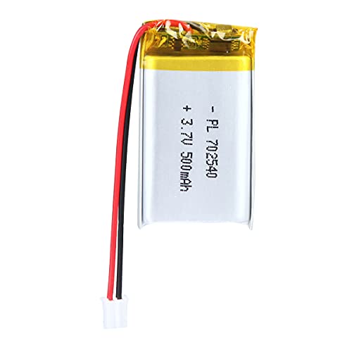 3.7V 700mAh Battery 702540 Lithium Polymer Ion Rechargeable Li-ion Li-Po Battery with 2P PH 2.0mm Pitch Connector