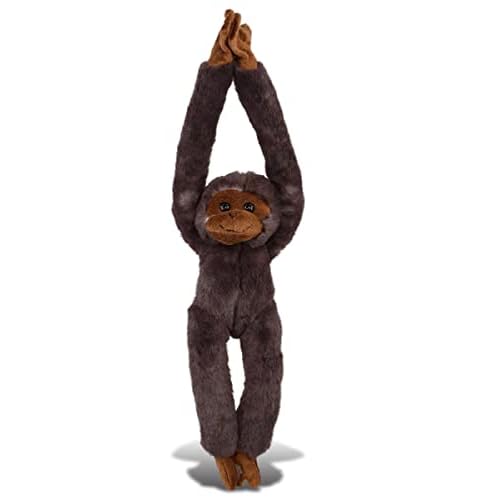 Puzzled DolliBu Plush Hanging Capuchin Monkey Stuffed Animal - Soft Huggable Black Long Arms Monkey, Adorable Zoo Plush Toy, Cute Jungle Cuddle GIF for Kids & Adult - 21