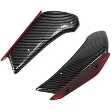 Fairings For Yam&aha YZF-R6 R6 R 6 2017 2018 2019 2020 Motorcycle Fairing Parts Aerodynamic Wing Kit Winglet Fairing Wing, Carbon Pattern Red