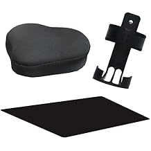 Slim Cycle Comfort Pack Exercise Bike Accessory 3-Pc Set, AS-SEEN-ON-TV, Water Bottle Holder, Upgrade Your Workout - Comfort-Padded Seat Cushion Cover & Floor Mat, Perfect for Any Stationary Bicycle