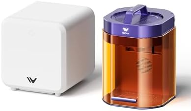 WeCreat Lumos 3W IR & 10W Diode Portable Laser Engraver with AirGuard Cube Fume Extractor, Built-in 50MP Camera, Color Marking on Metal, 4000mm/s Fast, Dual Laser Engraver Machine for Jewelry Crafter