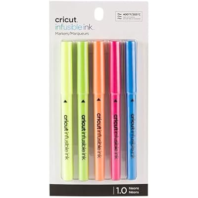 Cricut Infusible Ink Markers 1.0, Neons 5 ct