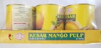 Swad Kesar Mango Pulp Hamper Set(6Pack)