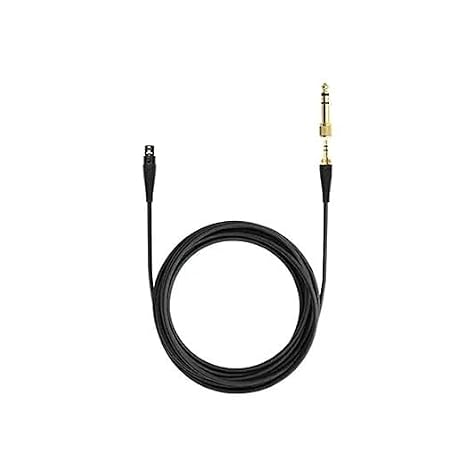 beyerdynamic Pro X Cable 1.8 m Straight Connection Cable for Pro X Series Headphones, 3-PIN Mini XLR Stereo Jack (3.5 mm) with 6.35 mm Adapter