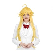 Women's Long Layered Gold Wig for Halloween Costume Play(Blonde/Long 3)