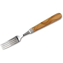 Boker Olive Steak Fork, Wood, Brown, 20.4 x 2 x 1 cm