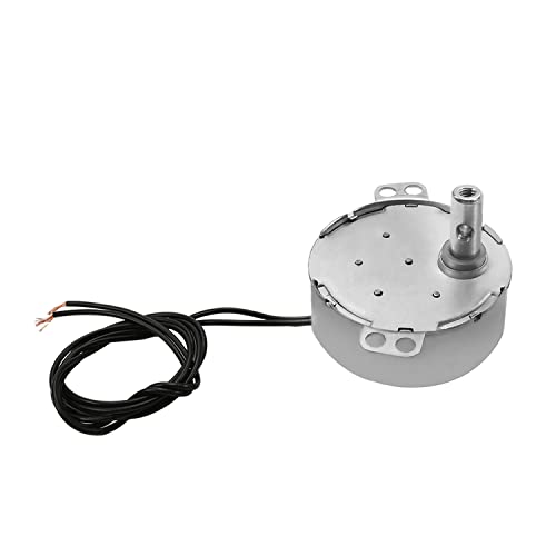 Synchronous Motor AC 220V 0.8-1RPM Turntable Motor CWCCW Direction 4W TYC-50 Horizontal Hole Tapping Shaft
